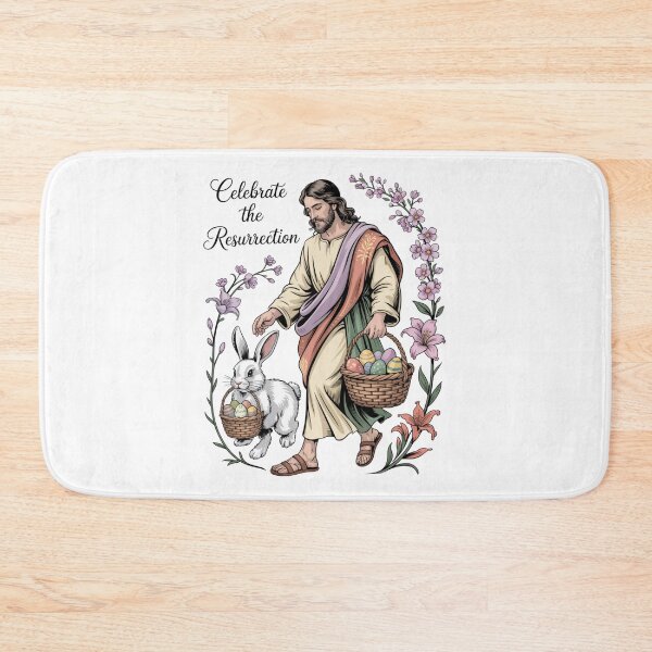Item preview, Jesus & the Easter Bunny – Christian Easter Egg Faith Tee V2 designed and sold by DarylWelsh2024.
