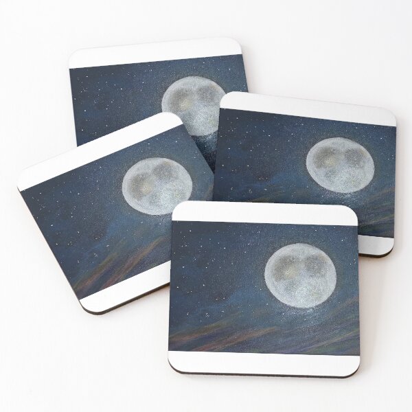 Item preview, Moon on the night sky designed and sold by Black9789.