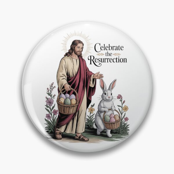 Item preview, Jesus & the Easter Bunny – Christian Easter Egg Faith Tee V3 designed and sold by DarylWelsh2024.