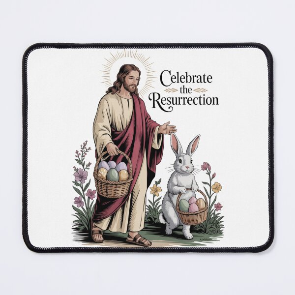 Item preview, Jesus & the Easter Bunny – Christian Easter Egg Faith Tee V3 designed and sold by DarylWelsh2024.