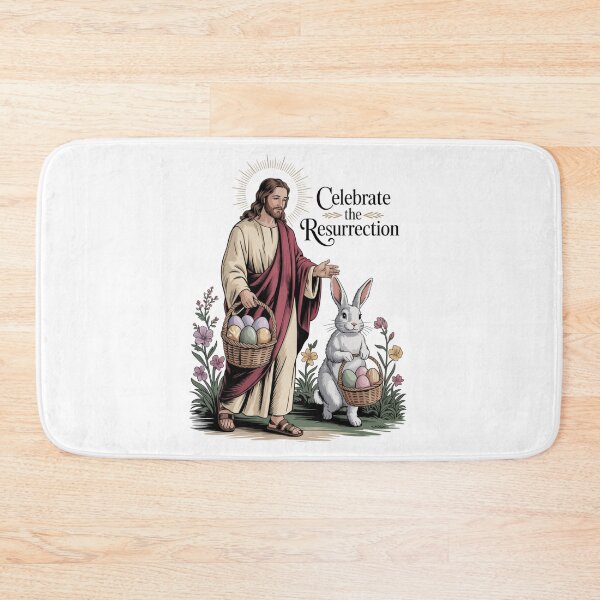 Item preview, Jesus & the Easter Bunny – Christian Easter Egg Faith Tee V3 designed and sold by DarylWelsh2024.
