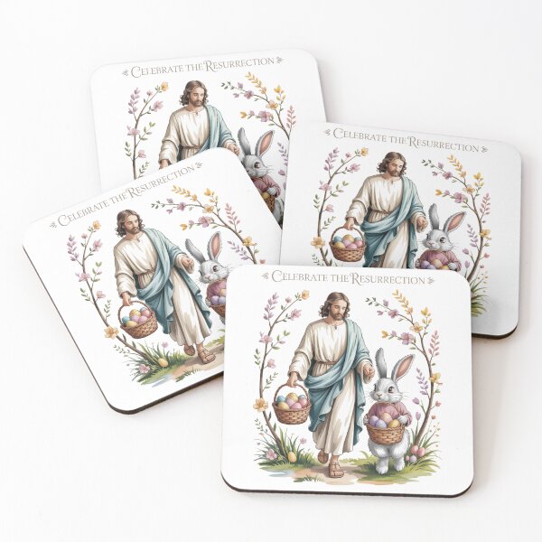 Item preview, Jesus & the Easter Bunny – Christian Easter Egg Faith Tee V4 designed and sold by DarylWelsh2024.