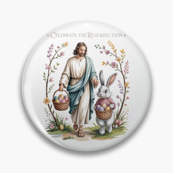 Item preview, Jesus & the Easter Bunny – Christian Easter Egg Faith Tee V4 designed and sold by DarylWelsh2024.