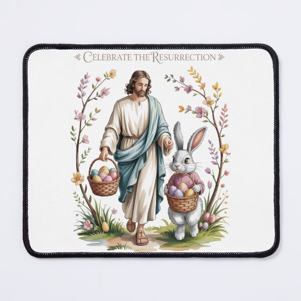 Item preview, Jesus & the Easter Bunny – Christian Easter Egg Faith Tee V4 designed and sold by DarylWelsh2024.