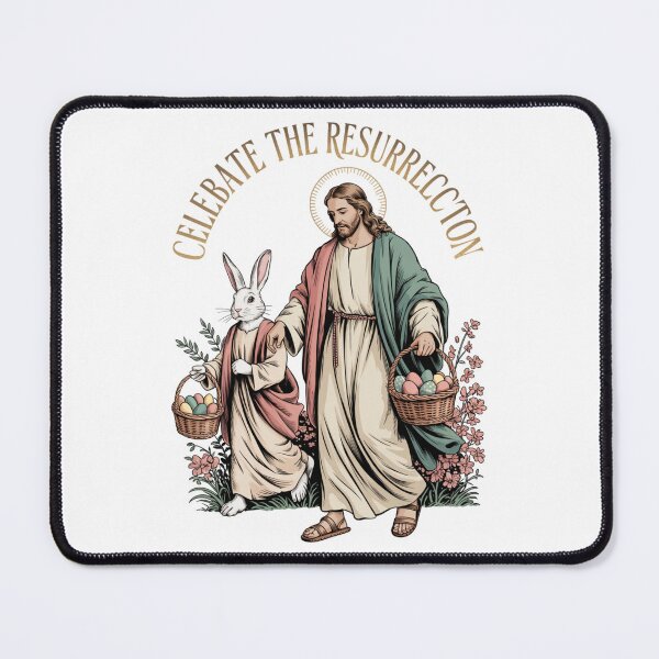 Item preview, Jesus & the Easter Bunny – Christian Easter Egg Faith Tee V5 designed and sold by DarylWelsh2024.