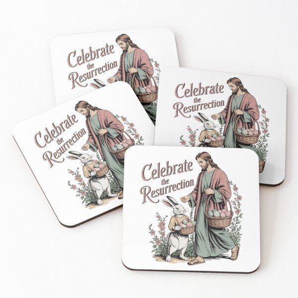 Item preview, Jesus & the Easter Bunny – Christian Easter Egg Faith Tee V6 designed and sold by DarylWelsh2024.