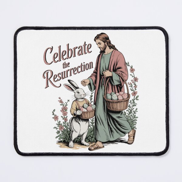 Item preview, Jesus & the Easter Bunny – Christian Easter Egg Faith Tee V6 designed and sold by DarylWelsh2024.