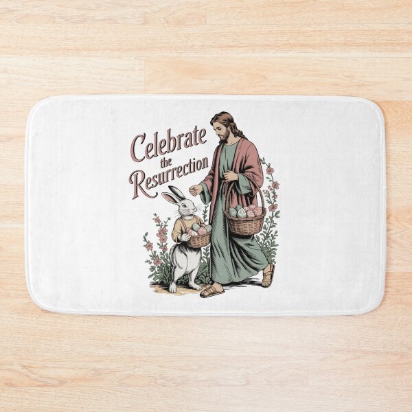 Item preview, Jesus & the Easter Bunny – Christian Easter Egg Faith Tee V6 designed and sold by DarylWelsh2024.