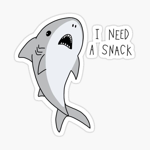 Item preview, Shark snack  designed and sold by Kirsten B.