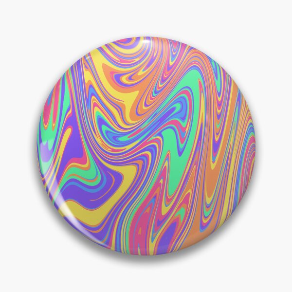 Item preview, Colorful Rainbow Trippy Psychedelic Abstract Liquid Swirl Design designed and sold by Nesstitches.