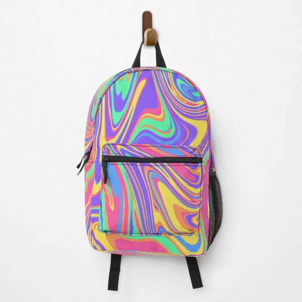Item preview, Colorful Rainbow Trippy Psychedelic Abstract Liquid Swirl Design designed and sold by Nesstitches.
