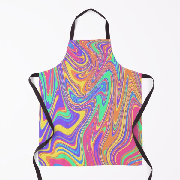 Item preview, Colorful Rainbow Trippy Psychedelic Abstract Liquid Swirl Design designed and sold by Nesstitches.