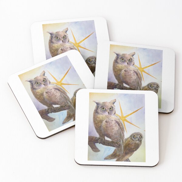 Item preview, Owl Study designed and sold by whichartstyle.