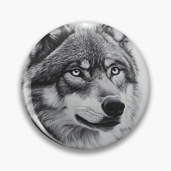 Item preview, Realistic Wolf pencil drawing  designed and sold by Pencil-Art.