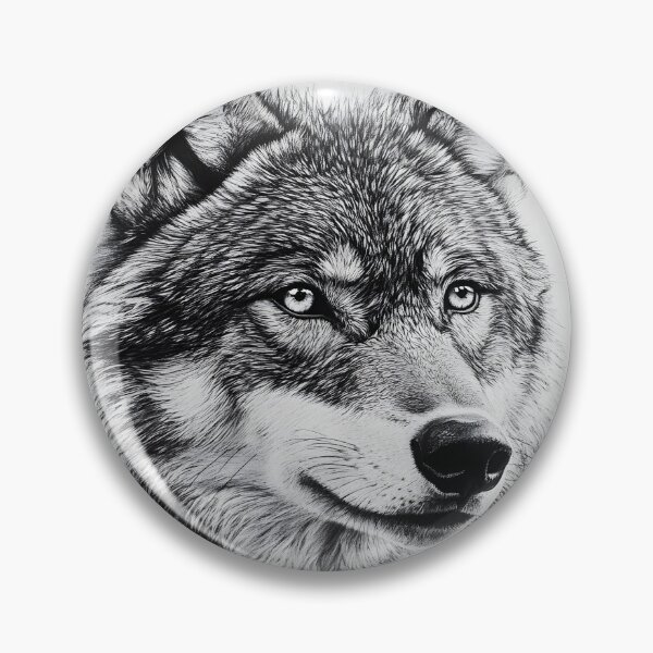 Item preview, Realistic Wolf pencil drawing  designed and sold by Pencil-Art.