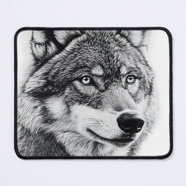 Item preview, Realistic Wolf pencil drawing designed and sold by Pencil-Art.
