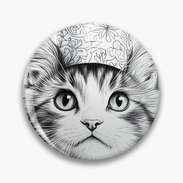 Item preview, Realistic cat pencil drawing designed and sold by Pencil-Art.