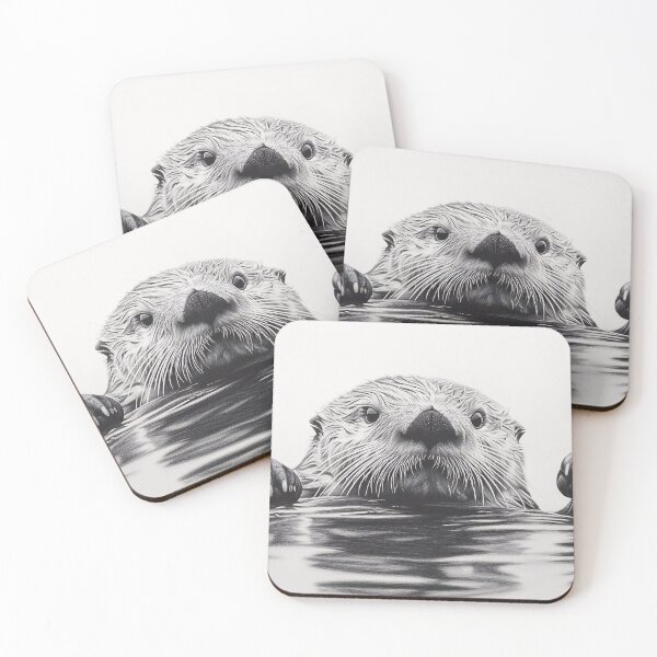 Item preview, Realistic Otter pencil drawing designed and sold by Pencil-Art.