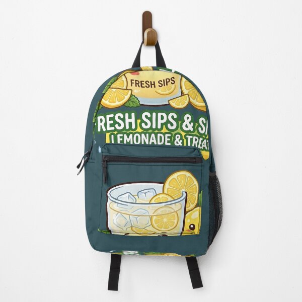 Item preview, Kawaii Fresh Sips and Smiles Lemonade Stand - Cute Lemons and Mint Art designed and sold by WalterAdd.