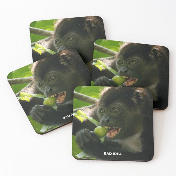 Item preview, Bad Idea Monkey Meme Funny Capuchin Reaction Animal designed and sold by WildFrameNature.