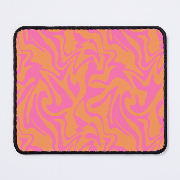 Item preview, Pink and Orange Abstract Liquid Swirl Design designed and sold by Nesstitches.