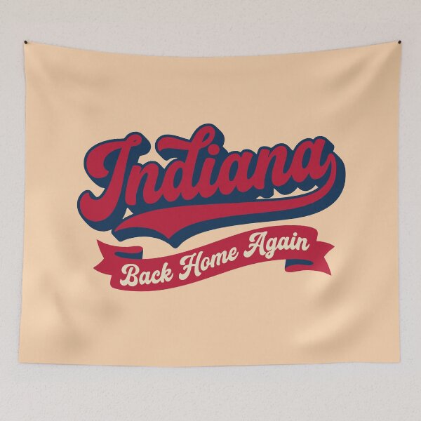 Item preview, Indiana Back Home Again Vintage designed and sold by Cozy-Old-Pub.