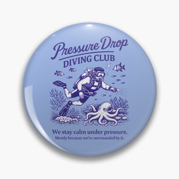 Item preview, Scuba Diving Club Funny Stay Calm Under Pressure designed and sold by HowToCanadian.