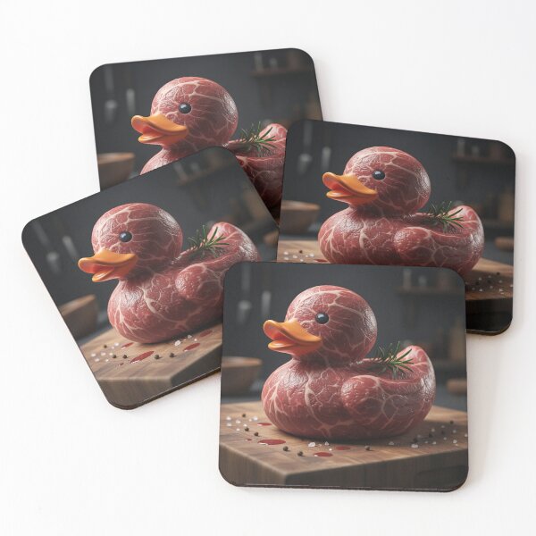 Item preview, The Forbidden Wagyu: Raw Steak Duck designed and sold by DuckOddity.