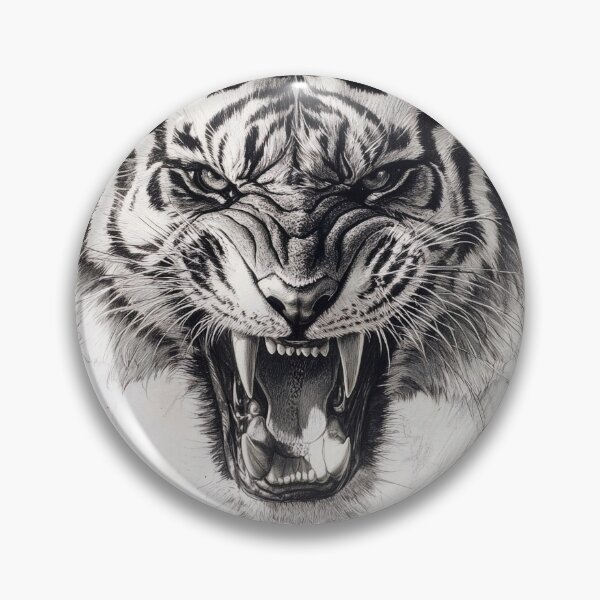 Item preview, Realistic Tiger pencil drawing designed and sold by Pencil-Art.