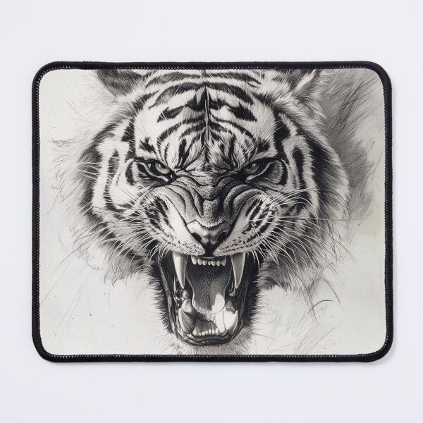 Item preview, Realistic Tiger pencil drawing designed and sold by Pencil-Art.