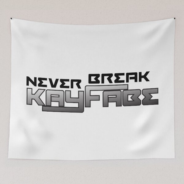 Artikelvorschau, Breche niemals die Kayfabe-Tradition. entworfen und verkauft von OddityDesign.