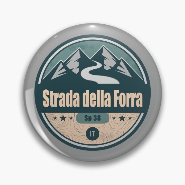 Item preview, Strada della Forra Italy Scenic Drive Badge designed and sold by CynthiaGraphics.