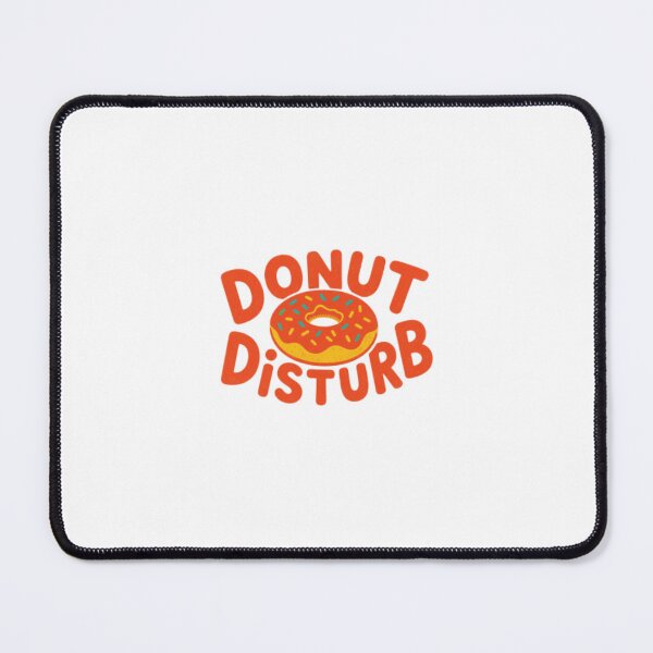 Item preview, Donut Disturb — Funny Food Pun Art | Retro Donut Illustration for Foodies designed and sold by Colorful-Garden.