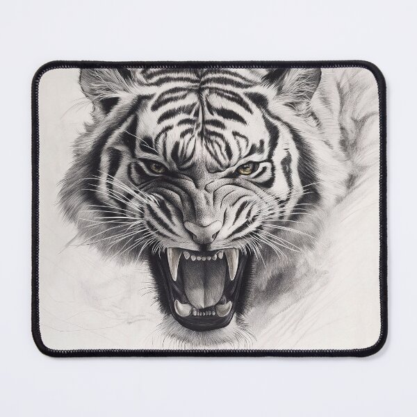 Item preview, Realistic Tiger pencil drawing designed and sold by Pencil-Art.