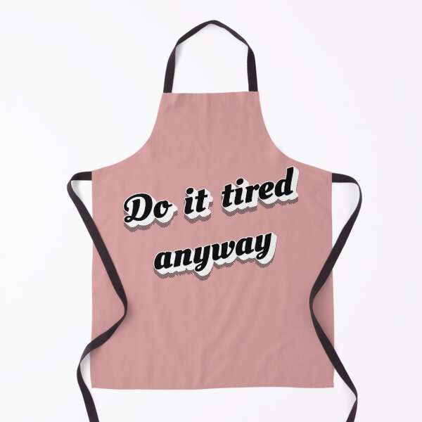 Item preview, Do It Tired Anyway — Retro Motivational Quote designed and sold by HALYNA070824.