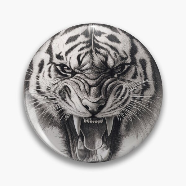 Item preview, Realistic Tiger pencil drawing designed and sold by Pencil-Art.