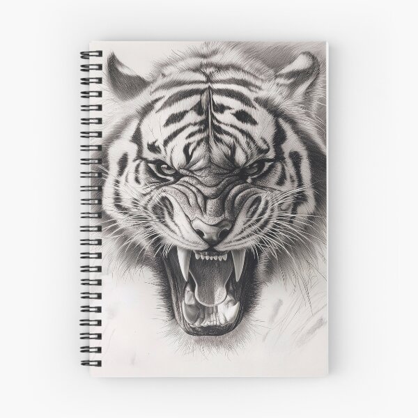 Item preview, Realistic Tiger pencil drawing designed and sold by Pencil-Art.