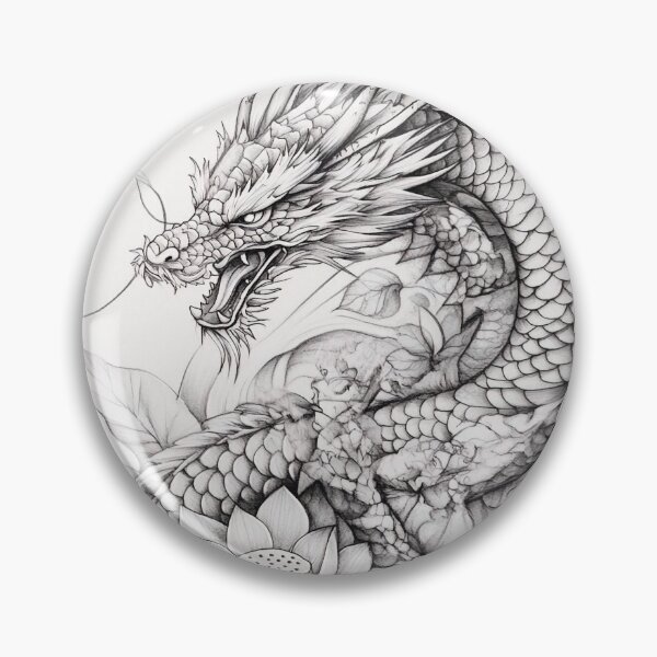 Item preview, Realistic Chinese Dragon pencil drawing designed and sold by Pencil-Art.