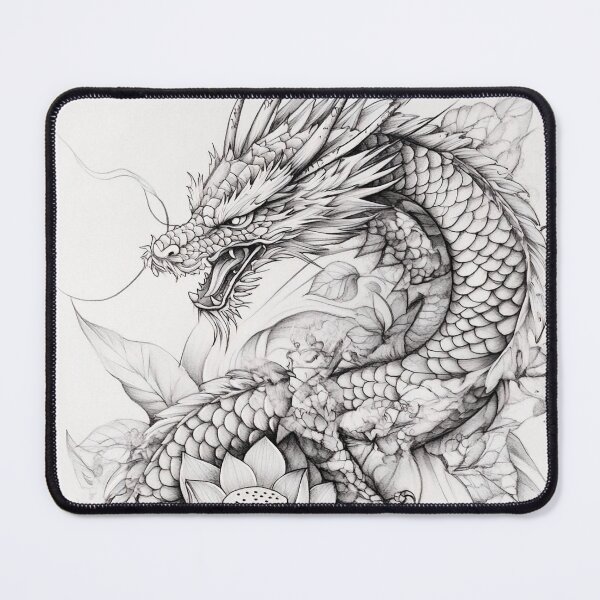 Item preview, Realistic Chinese Dragon pencil drawing designed and sold by Pencil-Art.