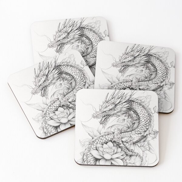Item preview, Realistic Chinese Dragon pencil drawing designed and sold by Pencil-Art.