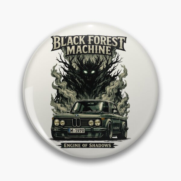 Item preview, Black Forest Machine Vintage Car Horror Art designed and sold by Retro Arabica.