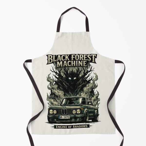 Item preview, Black Forest Machine Vintage Car Horror Art designed and sold by Retro Arabica.
