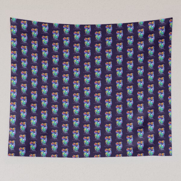 Item preview, Love Has Many Forms – Colorful Animal Heart Art designed and sold by Chameleon by Ewa .