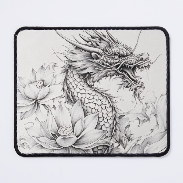 Item preview, Realistic Chinese Dragon pencil drawing designed and sold by Pencil-Art.