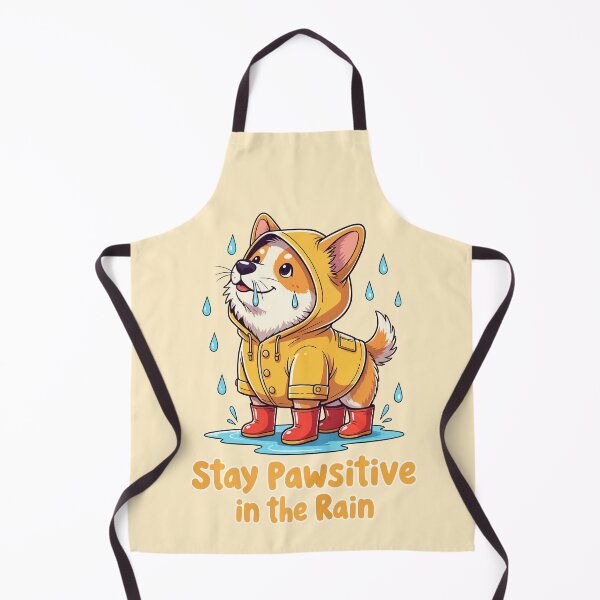 Item preview, Stay Pawsitive in the Rain designed and sold by Amir Faysal.