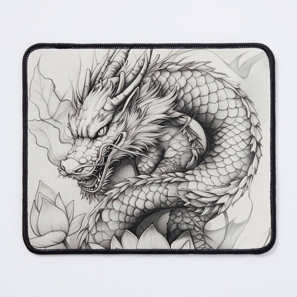 Item preview, Realistic Chinese Dragon pencil drawing designed and sold by Pencil-Art.
