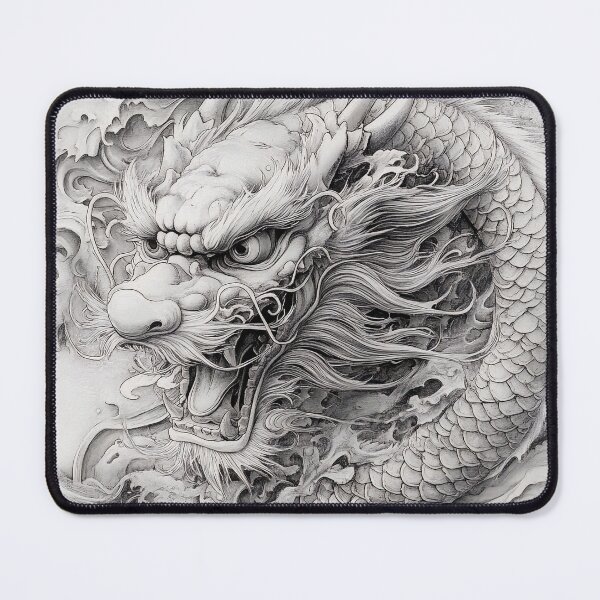 Item preview, Realistic Chinese Dragon pencil drawing designed and sold by Pencil-Art.