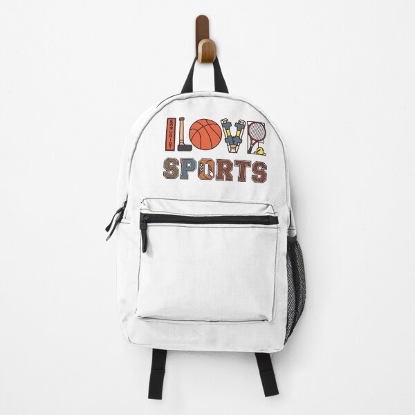 Item preview, I Love Sports Shirt Athlete Gift Multi Sport Design Basketball Tennis Gym designed and sold by SOOLEZDRAWS.