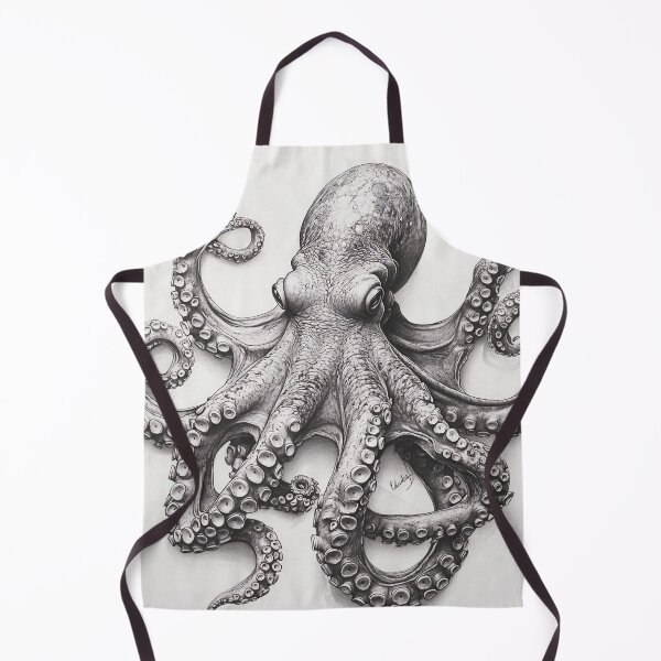Item preview, Copy of Realistic Octopus pencil drawing designed and sold by Pencil-Art.