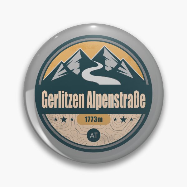 Item preview, Gerlitzen Alpine Road Austria Badge designed and sold by CynthiaGraphics.